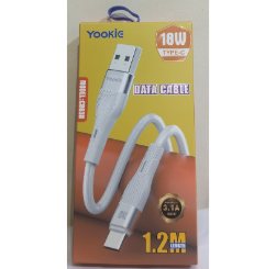 Yookie Fast Charging Data Cable CB63N_TYPE_C 18W 1.2M white